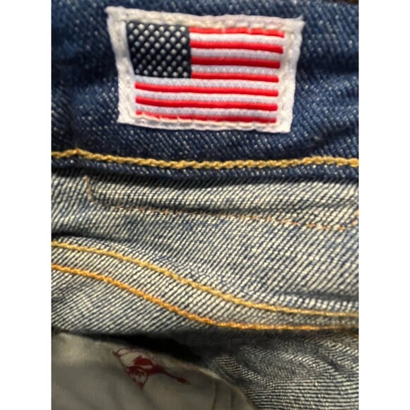 True Religion Becky Bootcut Jean Women Sz 27 Flap Poc Stretch Y21K - Picture 7 of 13